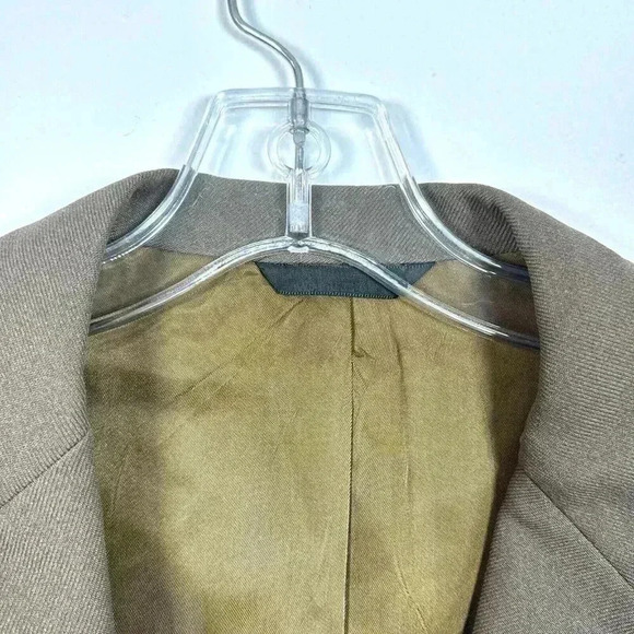 Vintage Hughes and Hatcher Sport Coat Suit Tan 1949 Usa Union Tag 40 42 Mens - Picture 5 of 13